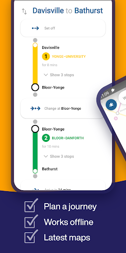 Toronto Subway Map - عکس برنامه موبایلی اندروید