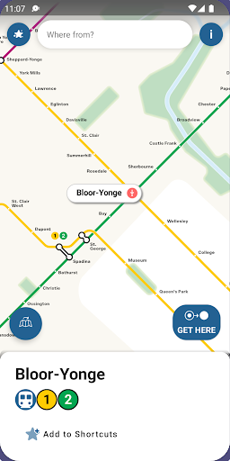 Toronto Subway Map - عکس برنامه موبایلی اندروید