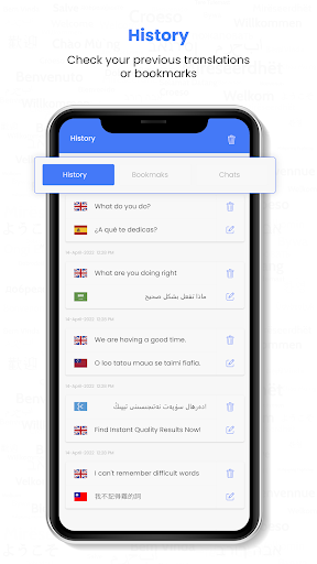 Language Translate App - عکس برنامه موبایلی اندروید