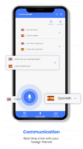 Language Translate App - عکس برنامه موبایلی اندروید