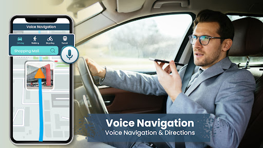 GPS Navigation Live Map Road - عکس برنامه موبایلی اندروید