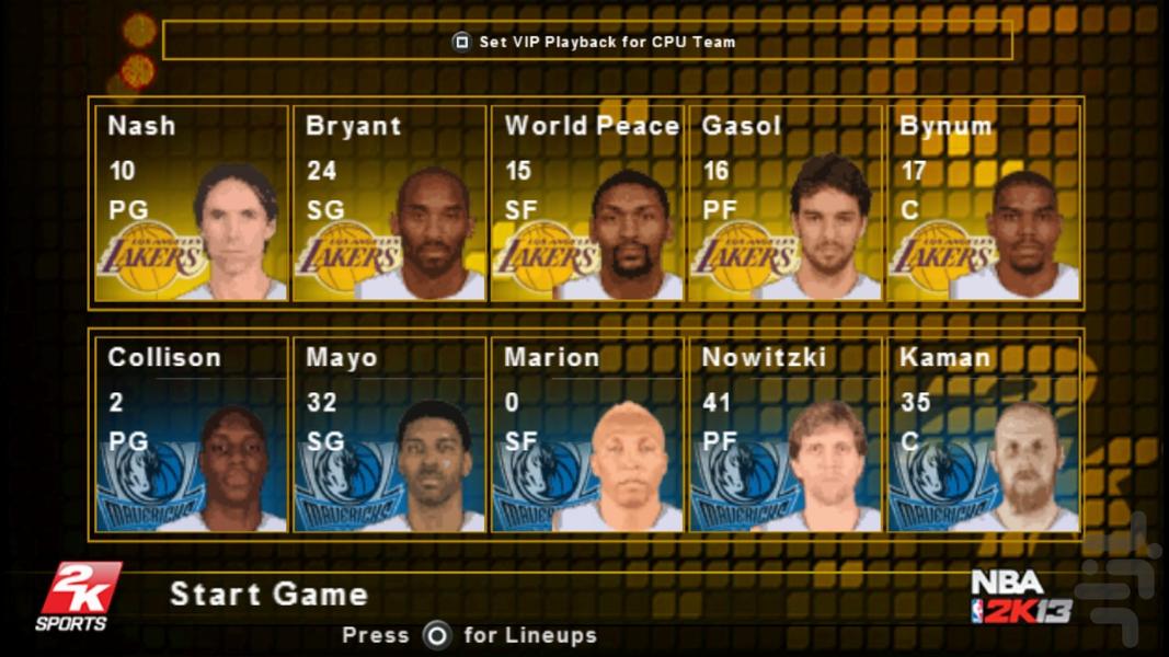 بسکتبال حرفه ای NBA - Gameplay image of android game