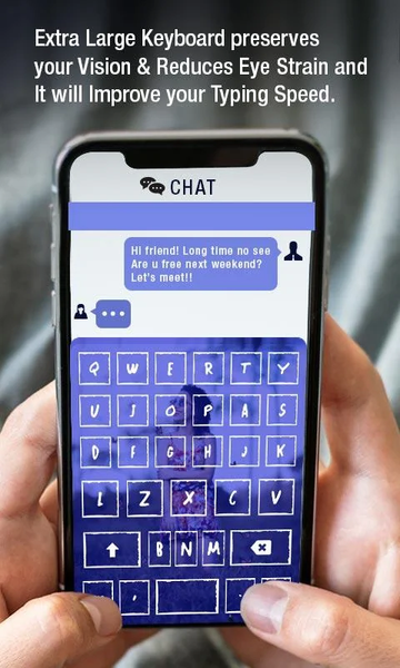 Extra Large Keyboard - Image screenshot of android app