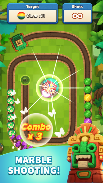 Marble Match Blast - Gameplay image of android game