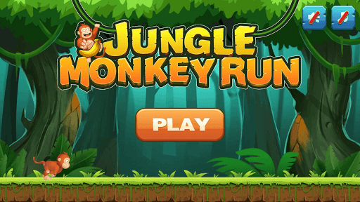 Jungle Monkey Run - Gameplay image of android game