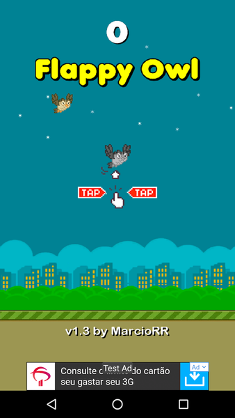 Flappy Owl - Gameplay image of android game