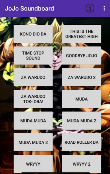 JJBA JoJo Bizarre Adventure So - Image screenshot of android app