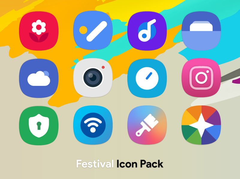 Festival Icon Pack - عکس برنامه موبایلی اندروید