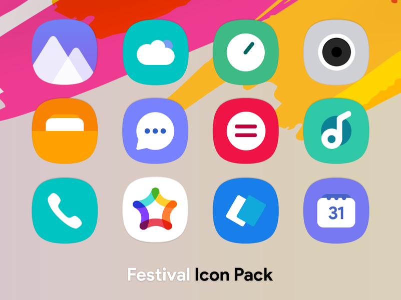 Festival Icon Pack - Image screenshot of android app