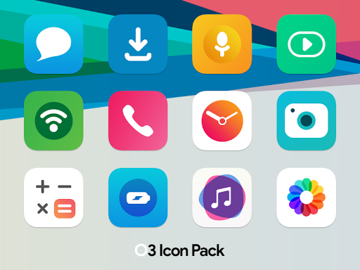 O۳ Free Icon Pack - عکس برنامه موبایلی اندروید