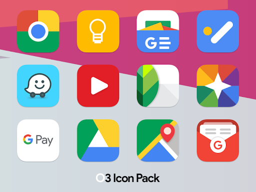 O۳ Free Icon Pack - عکس برنامه موبایلی اندروید