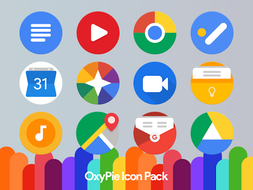 OxyPie Free Icon Pack - عکس برنامه موبایلی اندروید