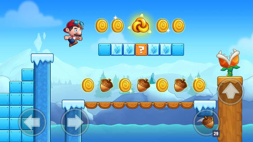 Mino's World - Run n Jump Game - Gameplay image of android game