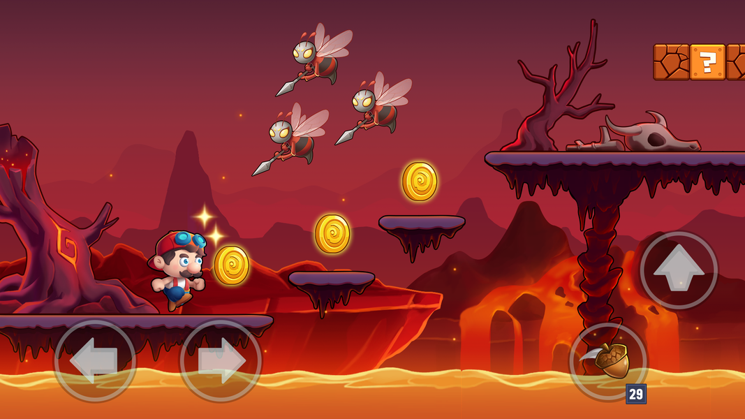 Mino's World - Run n Jump Game - Gameplay image of android game