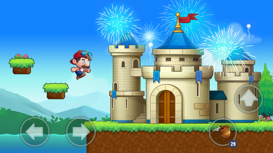 Mino's World - Run n Jump Game - Gameplay image of android game