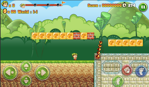 Jungle Chase of Max - Gameplay image of android game