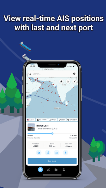 ShipAtlas - Ship Tracker - Image screenshot of android app