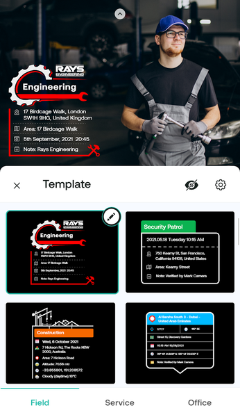 Geotag Photos with GPS Stamps - Image screenshot of android app