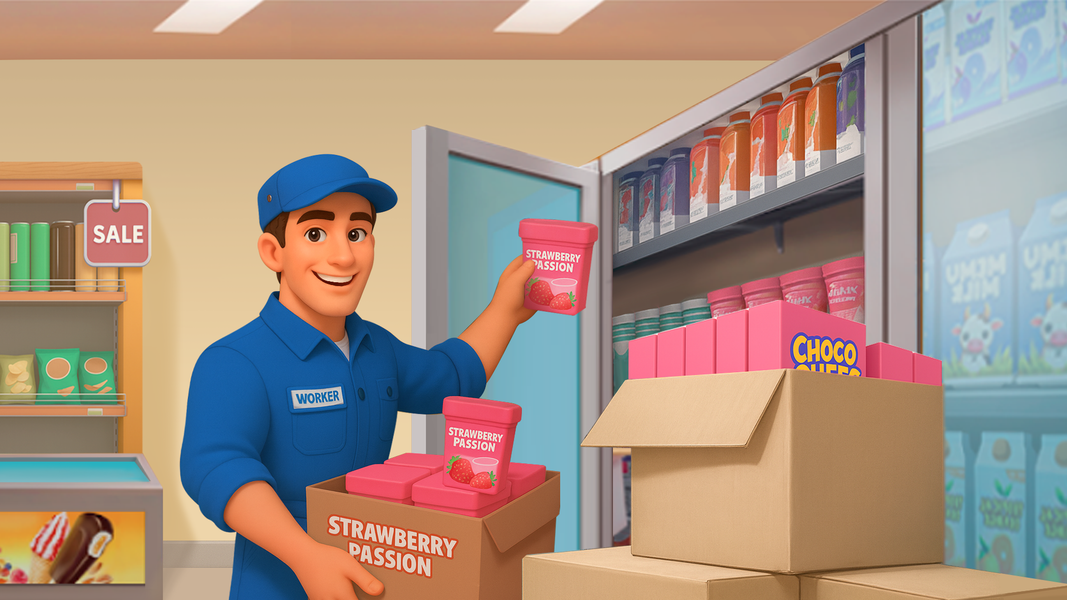 Supermarket 3D: Retail Empire - Gameplay image of android game