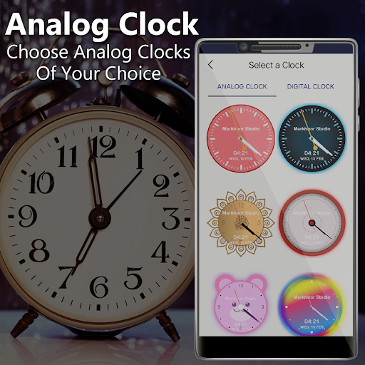 Alarm Clock - Night Clock - عکس برنامه موبایلی اندروید