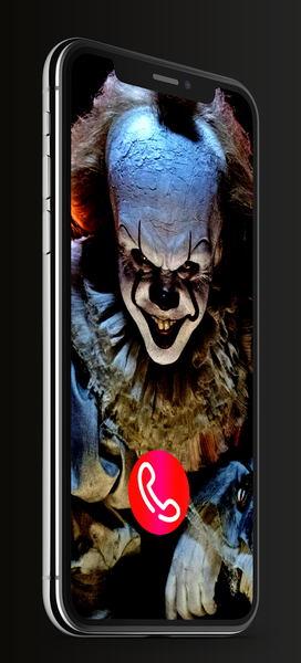 Fake call scary pennywise chat - عکس برنامه موبایلی اندروید