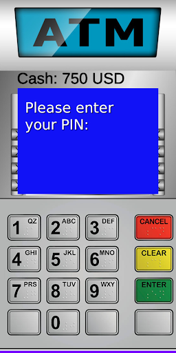 ATM Cash Machine Simulator - عکس برنامه موبایلی اندروید