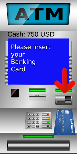 ATM Cash Machine Simulator - عکس برنامه موبایلی اندروید