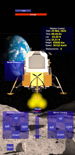 Apollo Lunar Lander Simulator - عکس برنامه موبایلی اندروید