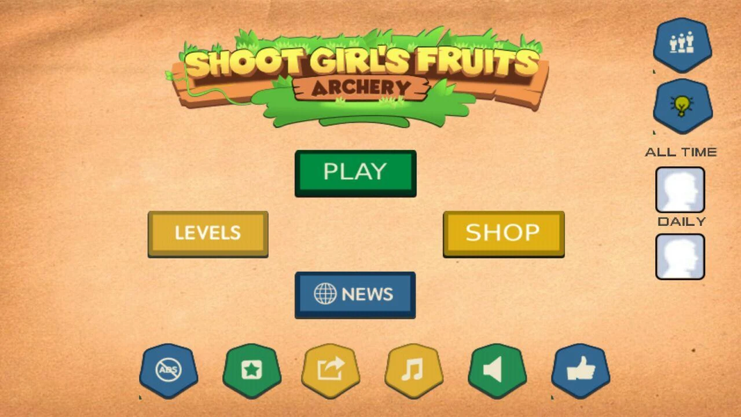 Shoot Girl's Fruits : Duck Sho - Gameplay image of android game