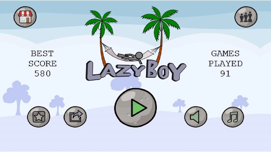 Glass Smasher : LazyBoy - Gameplay image of android game