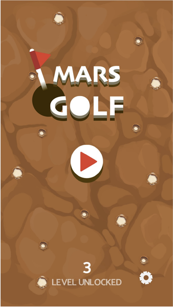 Mars Golf - Gameplay image of android game