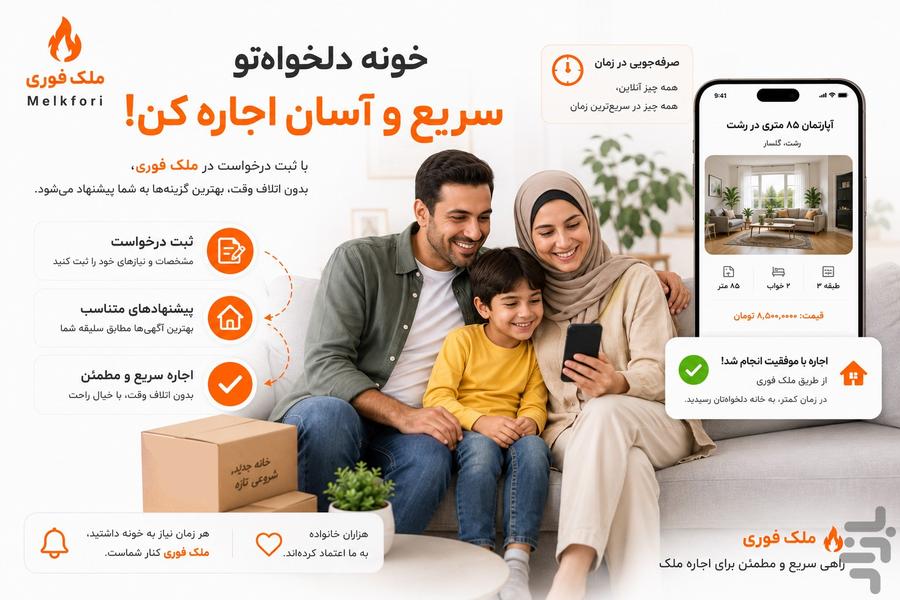 ملک فوری | خرید، فروش و اجاره ملک - عکس برنامه موبایلی اندروید