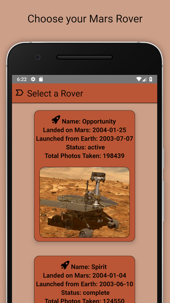 Mars Eyes - Image screenshot of android app