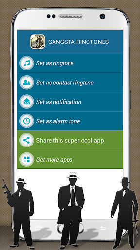 Gangsta Ringtones - Image screenshot of android app