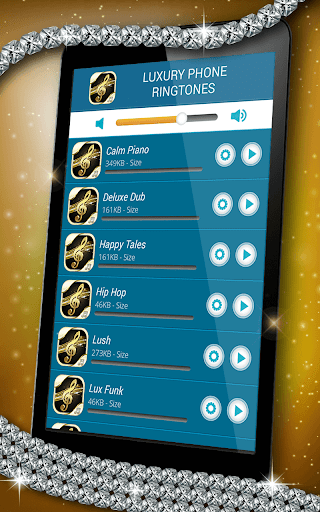 Luxury Phone Ringtones - Image screenshot of android app