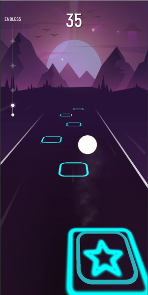 Marhmello Tiles Hop Ball - Neo - Gameplay image of android game