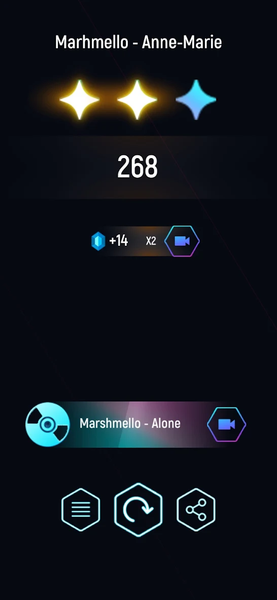 Marhmello Tiles Hop Ball - Neo - Gameplay image of android game