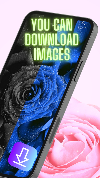 Flower wallpaper live rose HD - عکس برنامه موبایلی اندروید