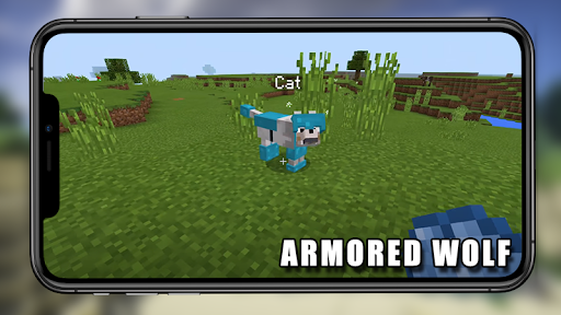 Armored Wolf Mod Minecraft - Image screenshot of android app