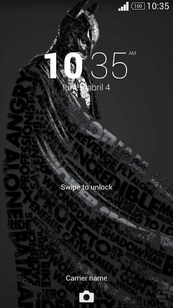 پوسته Batman گوشی های سونی - عکس برنامه موبایلی اندروید