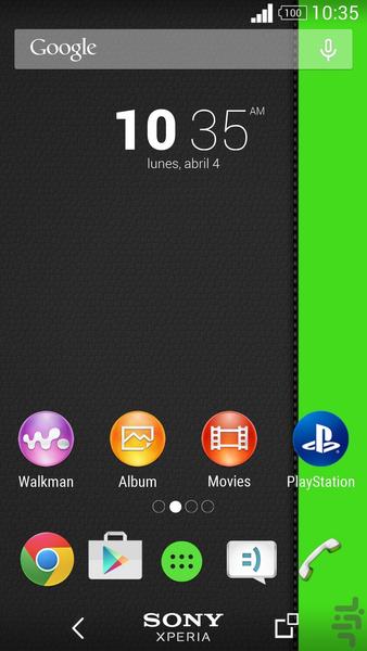 Xperia Theme™ : Green / Martin A. - Image screenshot of android app