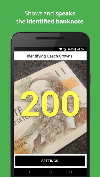 Cash Reader: Bill Identifier - Image screenshot of android app