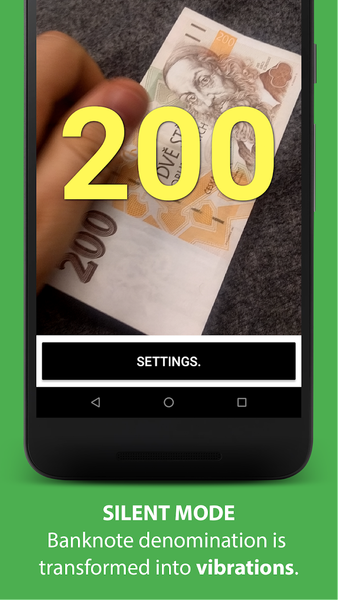 Cash Reader: Bill Identifier - Image screenshot of android app