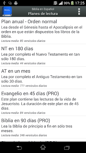 Biblia en Español Reina Valera - عکس برنامه موبایلی اندروید