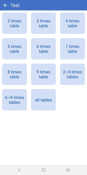 Voice Multiplication Table - Image screenshot of android app