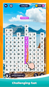 Word Surf - Word Game - Gameplay image of android game