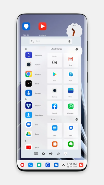 S10 Plus theme for Launcher - Image screenshot of android app