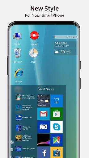 Vista Theme for Launcher - Image screenshot of android app