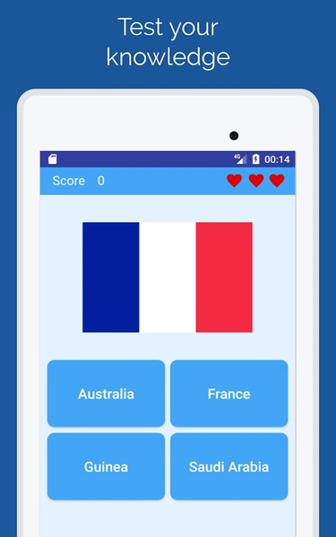 Flags of the countries - Quiz - Gameplay image of android game