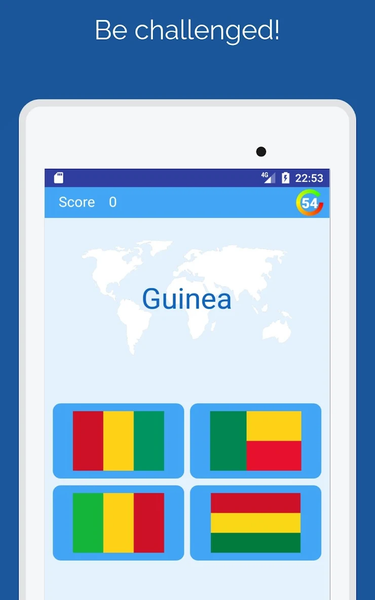 Flags of the countries - Quiz - Gameplay image of android game